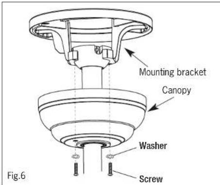 Canarm CP120 - ENGAGE HEMISPHERE (Downrod Mount Only) - 1