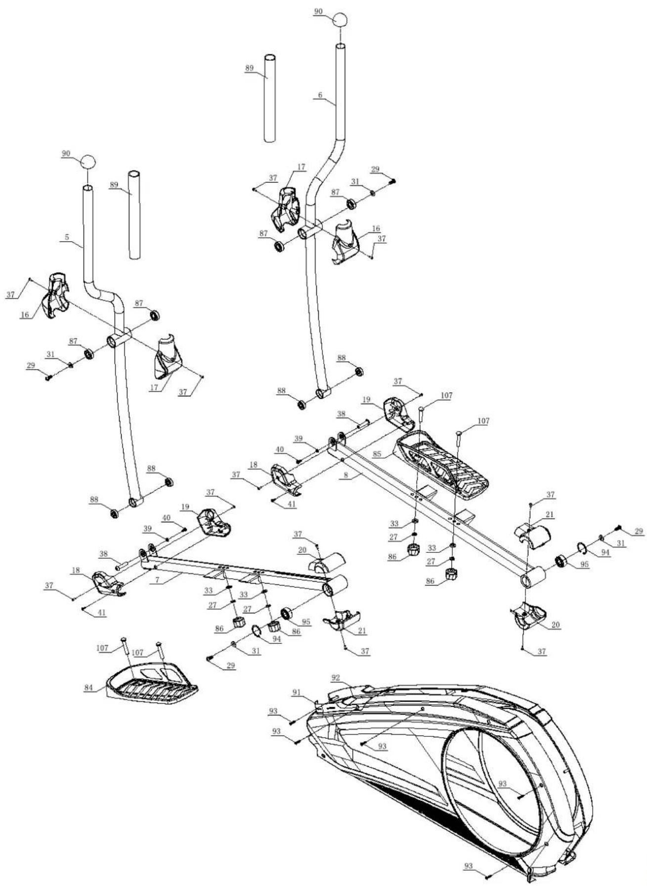 VirtuFit CTR 3.0i - DIRECTIVES DE FORMATION (FIG. C, 1-5) - 1