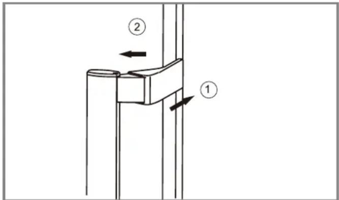 Veripart VPVR185NFCW - Install the handle - 3