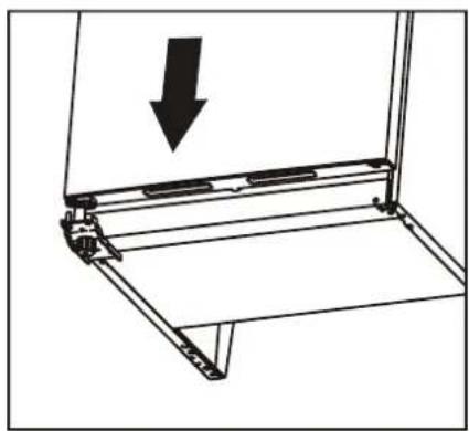 Veripart VPVR185NFCW - DE DRAAIRICHTING VAN DE DEUR OMKEREN - 5
