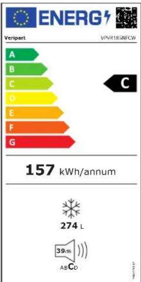 Veripart VPVR185NFCW - 4