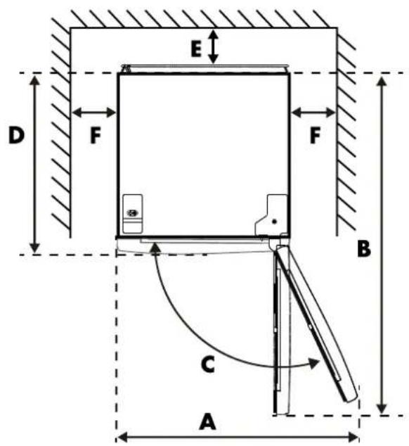 Veripart VPVR185NFCW - MAße - 4