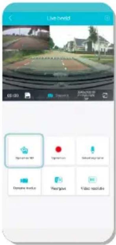Nordväl DC101-2K - Toon GPS locatie tijdens opnames in de app - 1