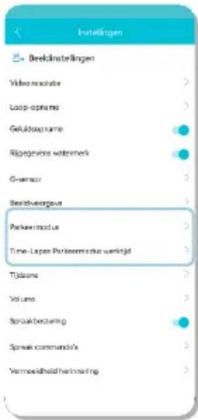 Nordväl DC101-2K - PARKEERMODUS INSTELLEN - 2