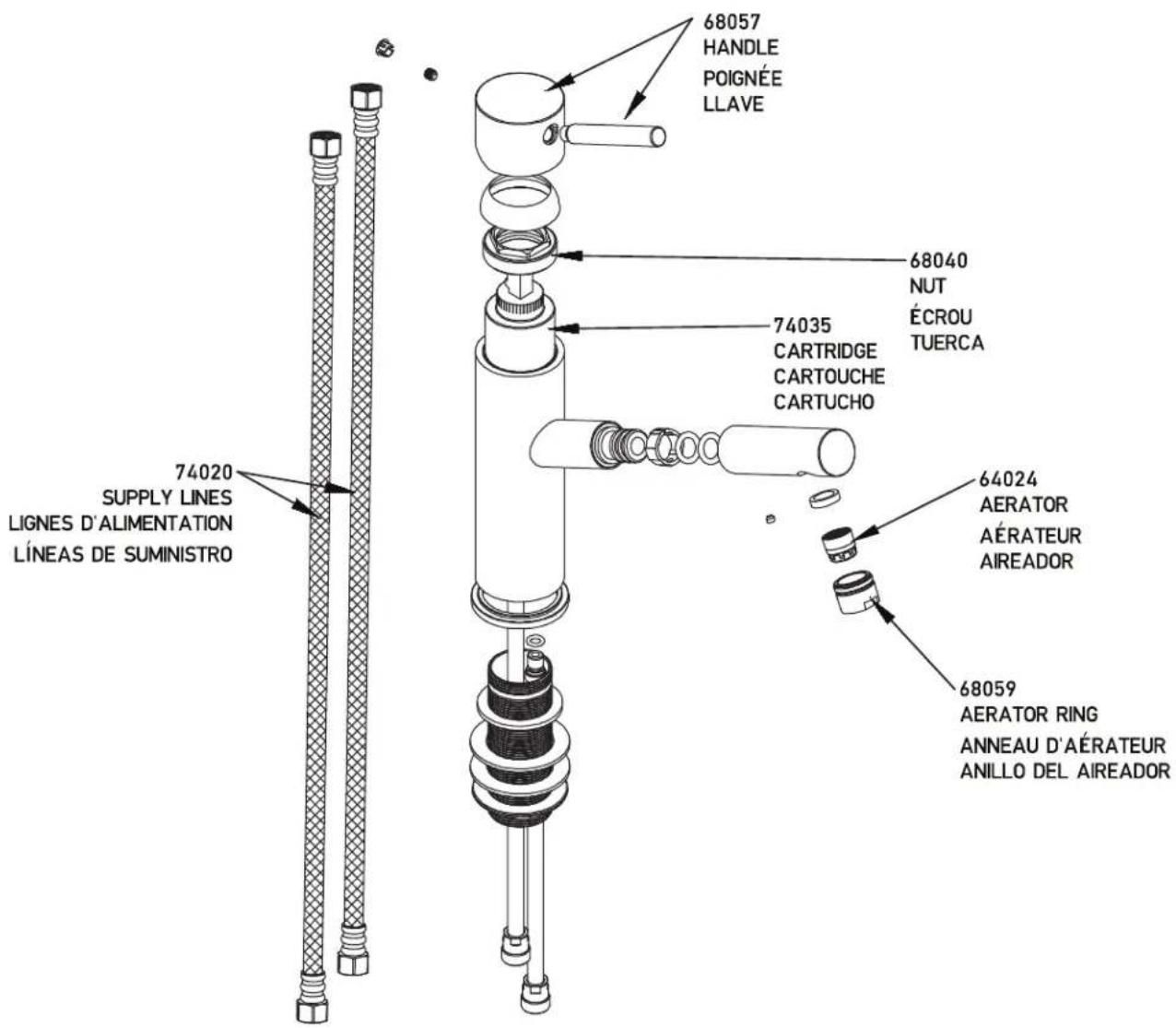 Vigo VG01009 - PARTS - 1