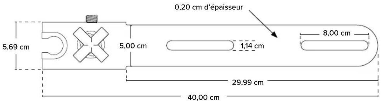 0,20 cm d'épaisseur 5,69 cm 5,00 cm 1,14 cm 8,00 cm 29,99 cm 40,00 cm