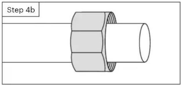 Brondell SSE-25 - Connect hot water tube to bidet attachment (SSE-25 dual temperature model only) - 1