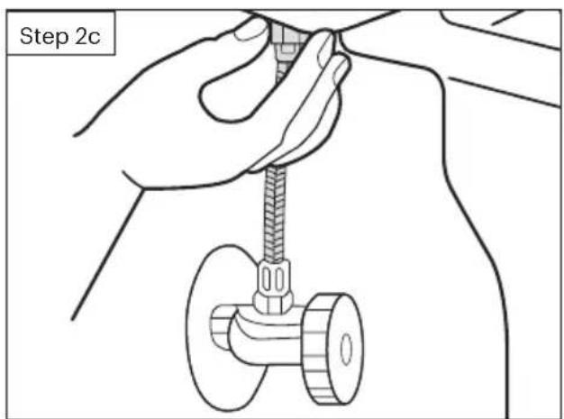 Brondell SSE-25 - Turn off water supply valve and flush toilet - 1