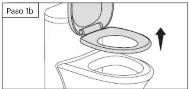 Brondell SSE-25 - Cómo retirar el asiento para inodoro existente. - 1