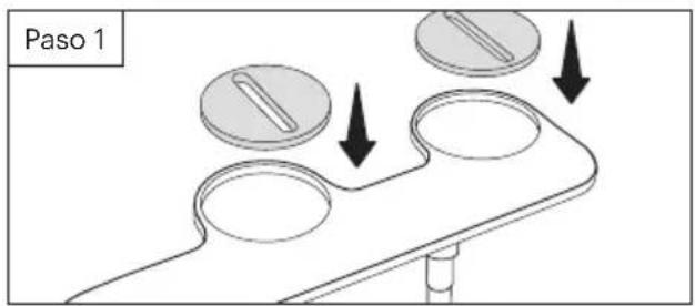 Brondell SSE-25 - Instale los soportes de montaje ajustables en el accesorio para bidé. - 1