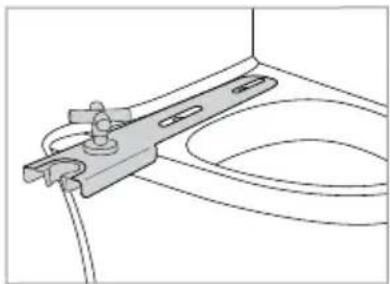 Brondell MBH-40 - Installation du support de bidet portatif - 1