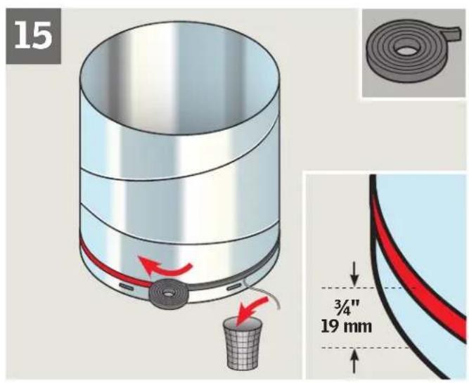 VELUX TLR 014 - Sac de plastique : - 17