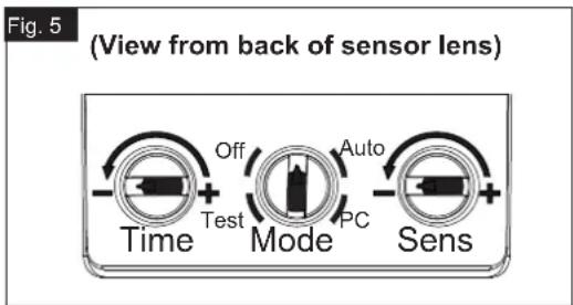 Vaxcel Lawton T0749 - Customization Options Shut-off Delay - 1