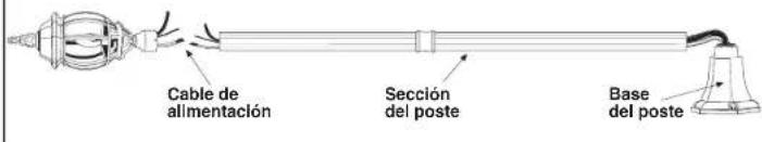 Craftmade Canon ZA3625 - Armado del poste - 2