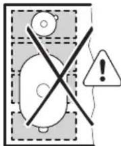 IKEA HÖGKLASSIG 404.678.26 - Posizione corretta delle pentole: - 1