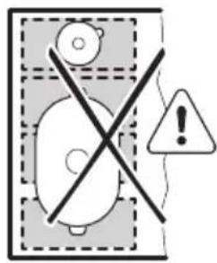 IKEA HÖGKLASSIG 404.678.26 - Mauvaise position du écipient : - 1