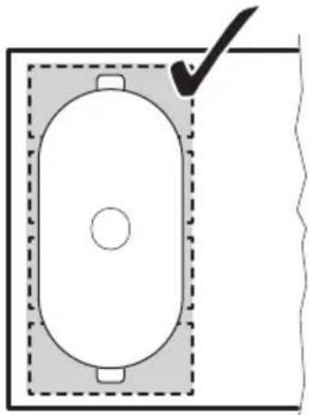 IKEA HÖGKLASSIG 404.678.26 - Posizione corretta delle pentole: - 1