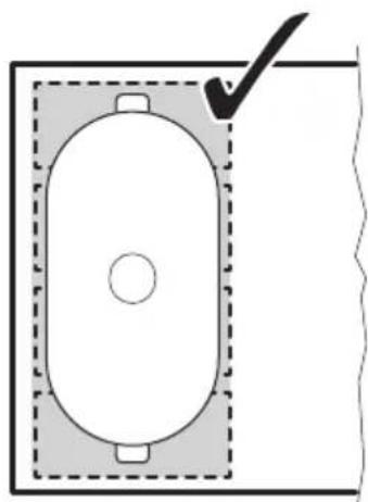 IKEA HÖGKLASSIG 404.678.26 - Bonne position du récipient : - 1