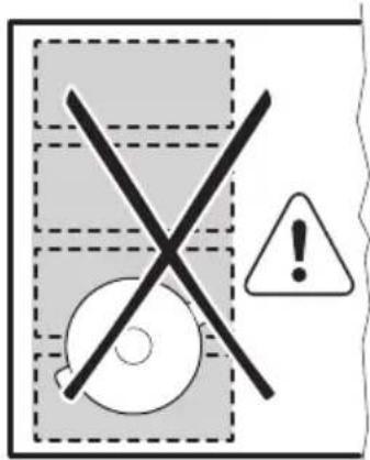 IKEA HÖGKLASSIG 404.678.26 - Posizione errata delle pentole: - 1