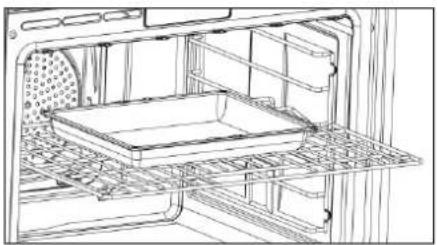 IKEA VASKARBO 405.876.16 - Placing the wire shelf and tray onto the telescopic racks properly - 2