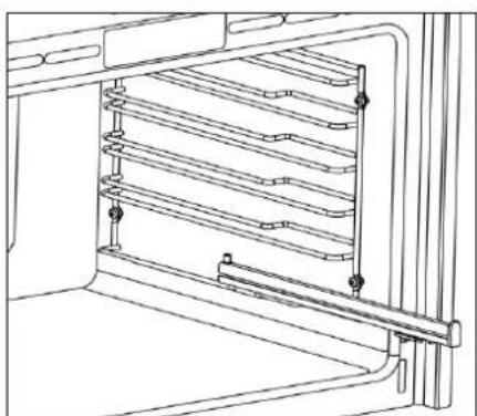 IKEA VASKARBO 405.876.16 - Placing the wire shelf and tray onto the telescopic racks properly - 1
