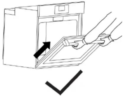 IKEA VASKARBO 405.876.16 - Removing the oven door - 1