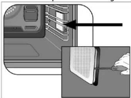 IKEA VASKARBO 405.876.16 - Removing the round lamp; - 4
