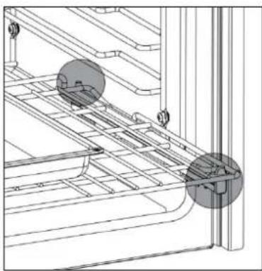 IKEA VASKARBO 405.876.16 - Placing the wire shelf and tray onto the telescopic racks properly - 3