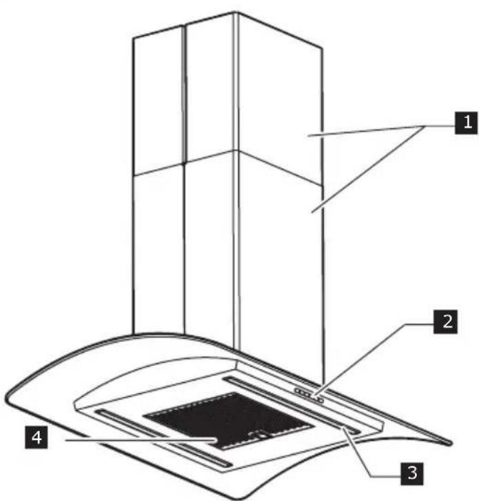 IKEA UNDANTAG 104.621.37 - Descripción del aparato - 1