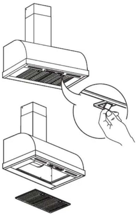 IKEA UNGDOMLIG 504.621.40 - Entretien du filtre à graisses : - 1