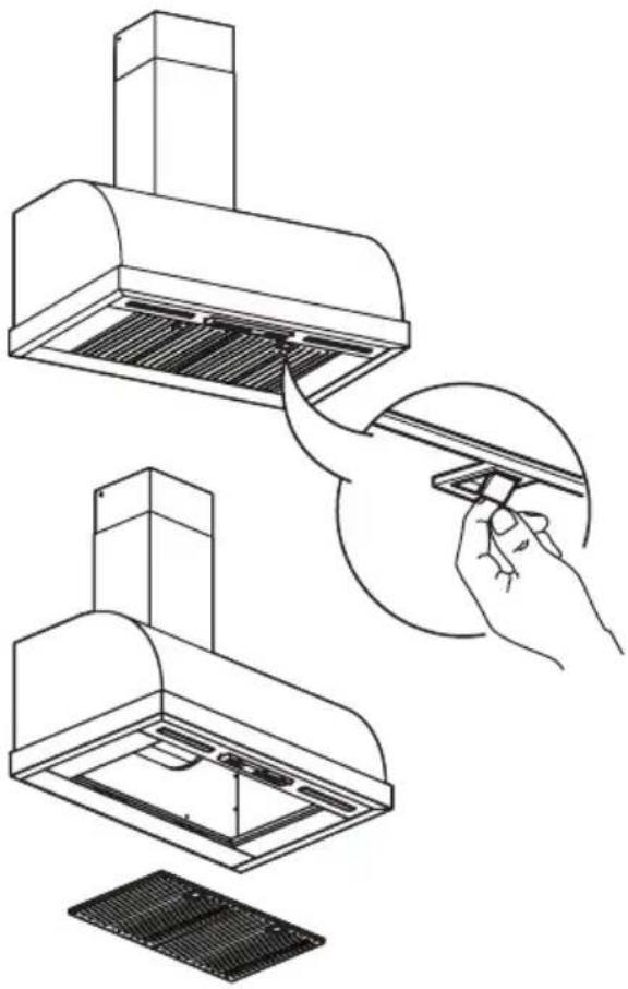 IKEA UNGDOMLIG 504.621.40 - Mantenimiento del filtro anti- grasa: - 1