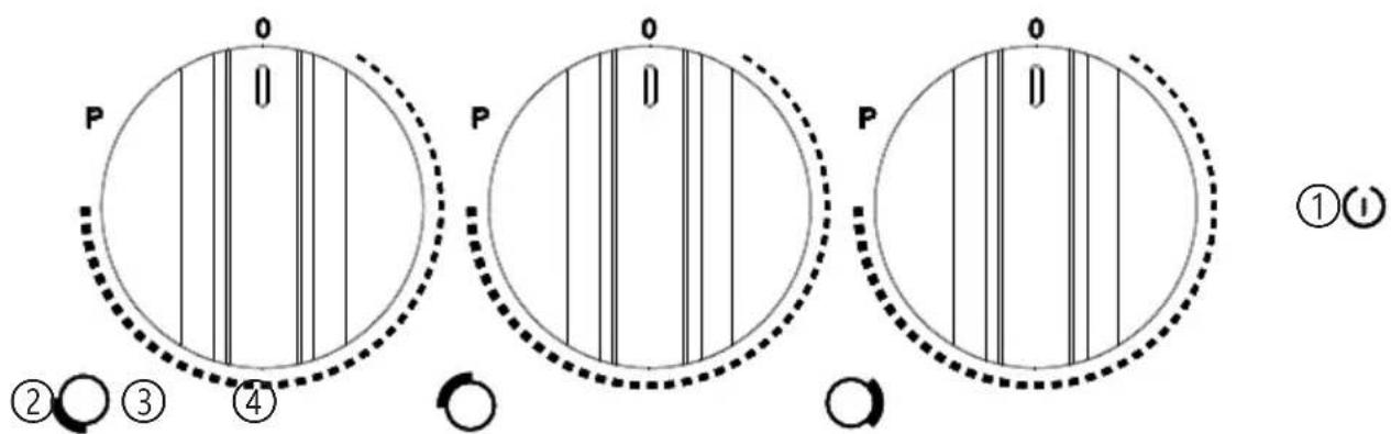 Klarstein Kochheld - Disposición del panel de control 10047623, 10047865 - 1