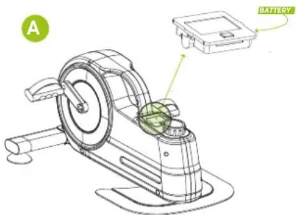 VirtuFit MB400 - Vervangen van de batterij - 1