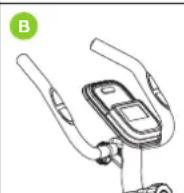 VirtuFit HTR100 - To adjust the foot straps, follow the steps below: - 2