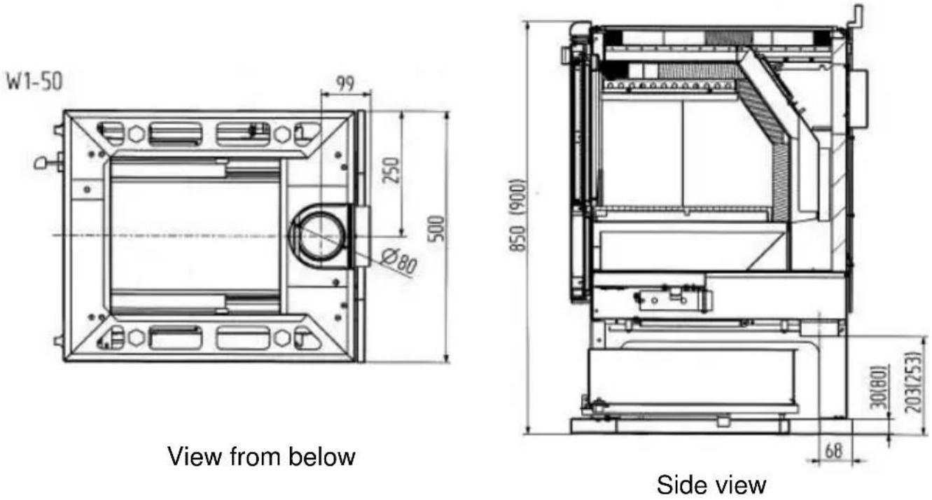 Wamsler W2-50 - Important NOTES relevant to operation dependent on air supply from room or independent of air supply from room (valid for Germany – as of January 2013): - 1