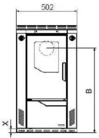 Wamsler W2-50 - Dessins côtés W2-50 - 2