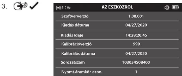 MILWAUKEE M12 PL-0C - Az eszközröl menüoldal - 1