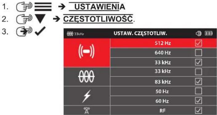 MILWAUKEE M12 PL-0C - Częstotliwość - 1