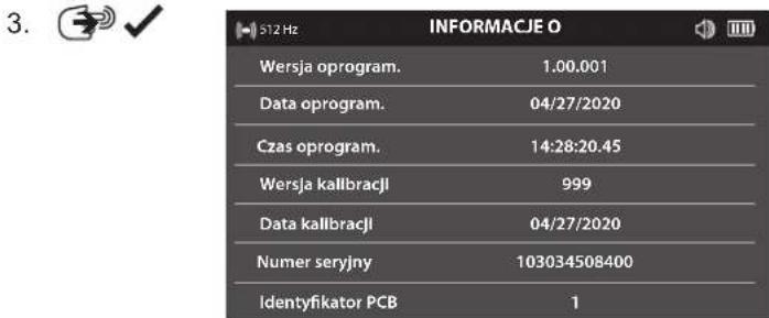 MILWAUKEE M12 PL-0C - Strona menu INFORMACJE O - 1