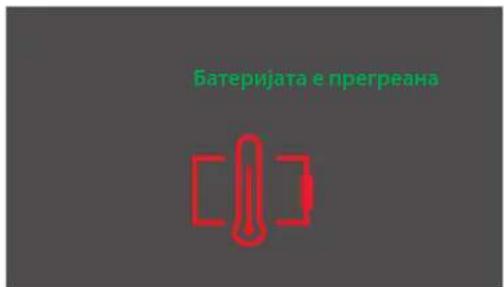MILWAUKEE M12 PL-0C - Температура на батеријата - 1