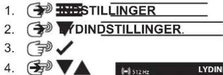 MILWAUKEE M12 PL-0C - Lydindstillinger - 1