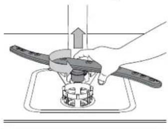 IKEA LAGAN 306.273.64 - Cleaning the spray arms - 2