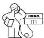 IKEA LAGAN 306.273.64 - Kä ar mums sazināties, ja nepiečešami mūsu pakalpojumi - 1