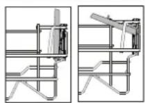 IKEA LAGAN 306.273.64 - Nastavitev visine zgornje kosare - 2