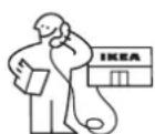 IKEA LAGAN 306.273.64 - Kaip susisiekti su mumis, jei jums reikalinga musu pagalba - 1