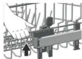 IKEA LAGAN 306.273.64 - Höheneinstellung des Oberkorbs - 2