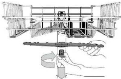 IKEA LAGAN 306.273.64 - De sproeierarmen reinigen - 1