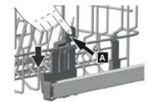 IKEA LAGAN 306.273.64 - Ulemise resti korguse reguleerimine - 1
