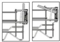 IKEA LAGAN 306.273.64 - Reguluojamos padéties uzlenkiami skydeliai - 1