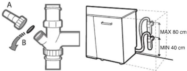 IKEA LAGAN 306.273.64 - A kivezetö tomló beköthes - 1